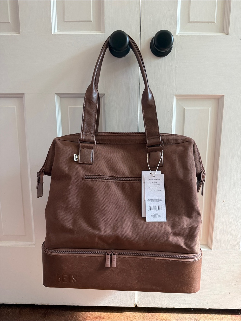 BEIS Mini Weekender in Maple